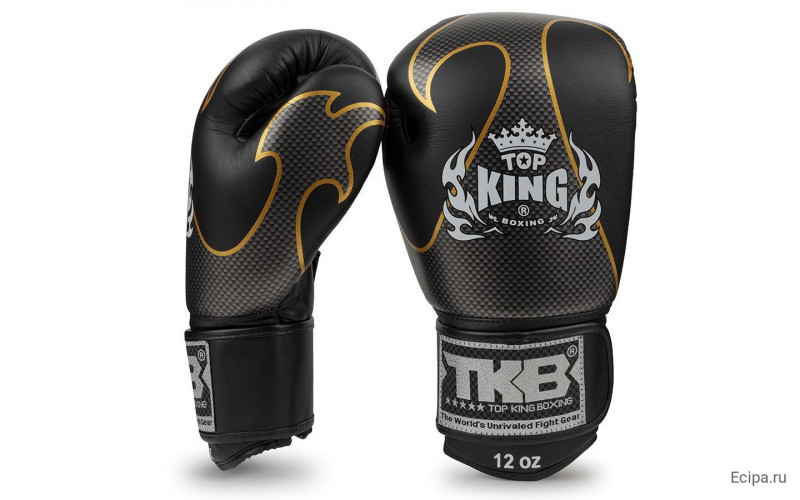 Боксерские перчатки TKB Empower Black Silver 10 oz