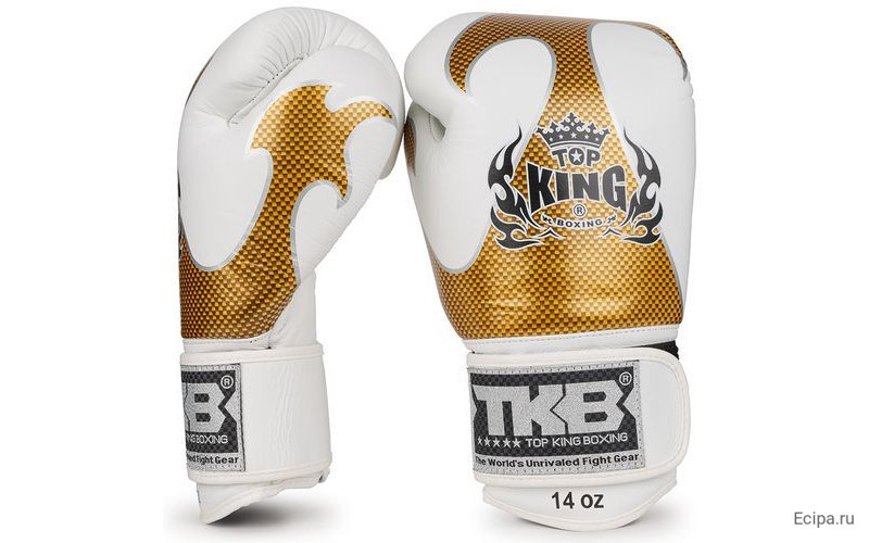 Боксерские перчатки Top King Boxing Empower White Gold 10 oz