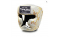 Боксерский шлем Top King Gold / White Snake Edition Head Guard L Боксерский шлем Top King Gold / White Snake Edition Head Guard L