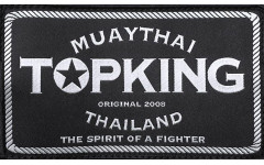 Боксерский шлем Top King Silver / Black "Snake Edition" Head Guard L