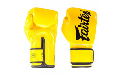Боксерские перчатки Fairtex BGV14 yellow 10 oz Боксерские перчатки Fairtex BGV14 yellow 10 oz