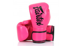 Боксерские перчатки Fairtex BGV14 pink-black 10 oz Боксерские перчатки Fairtex BGV14 pink-black 10 oz