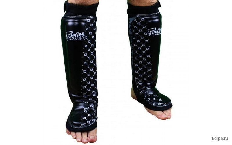 Защита голени Fairtex SP6 black M