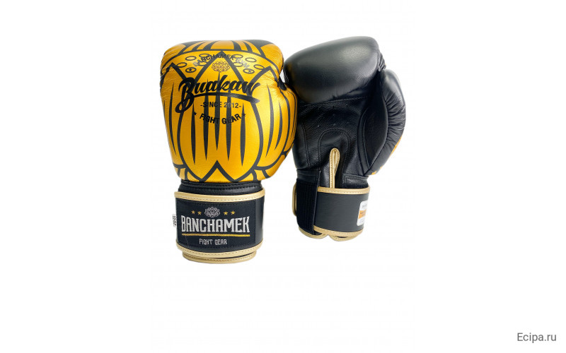 Премиальные боксерские перчатки Banchamek Gym BGL-GL3 black 16 oz