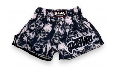 Шорты для бокса Raja Boxing Skullz pink 2XL Шорты для бокса Raja Boxing Skullz pink 2XL
