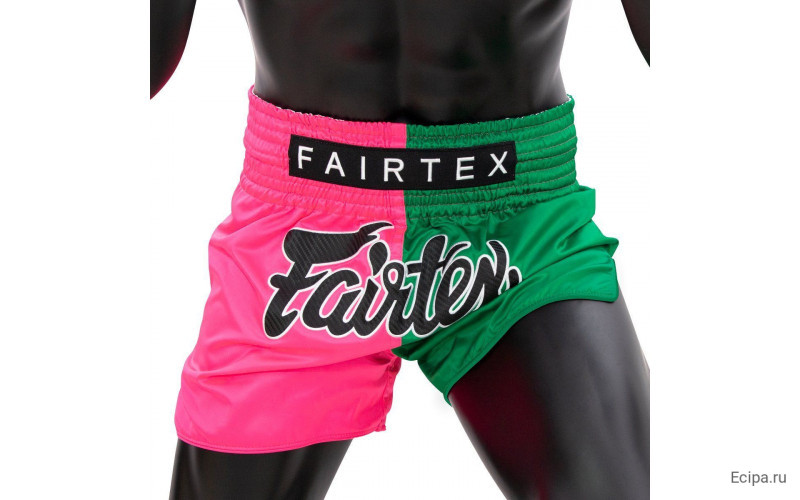 Шорты для бокса Fairtex BS1911 (розовый-зеленый) M