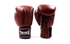 Боксерские перчатки Twins Special BGVL14 Dark Brown 10 oz Боксерские перчатки Twins Special BGVL14 Dark Brown 10 oz